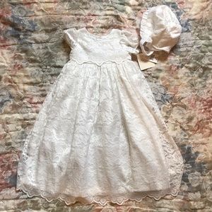 Christening Gown - Size 0/3 Months.